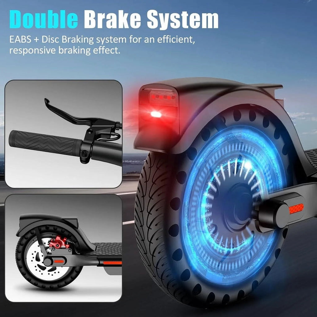 Electric Kick Scooter 300W Motor 8.5 Tires 15 Miles Range 19 Mph Folding U51463
