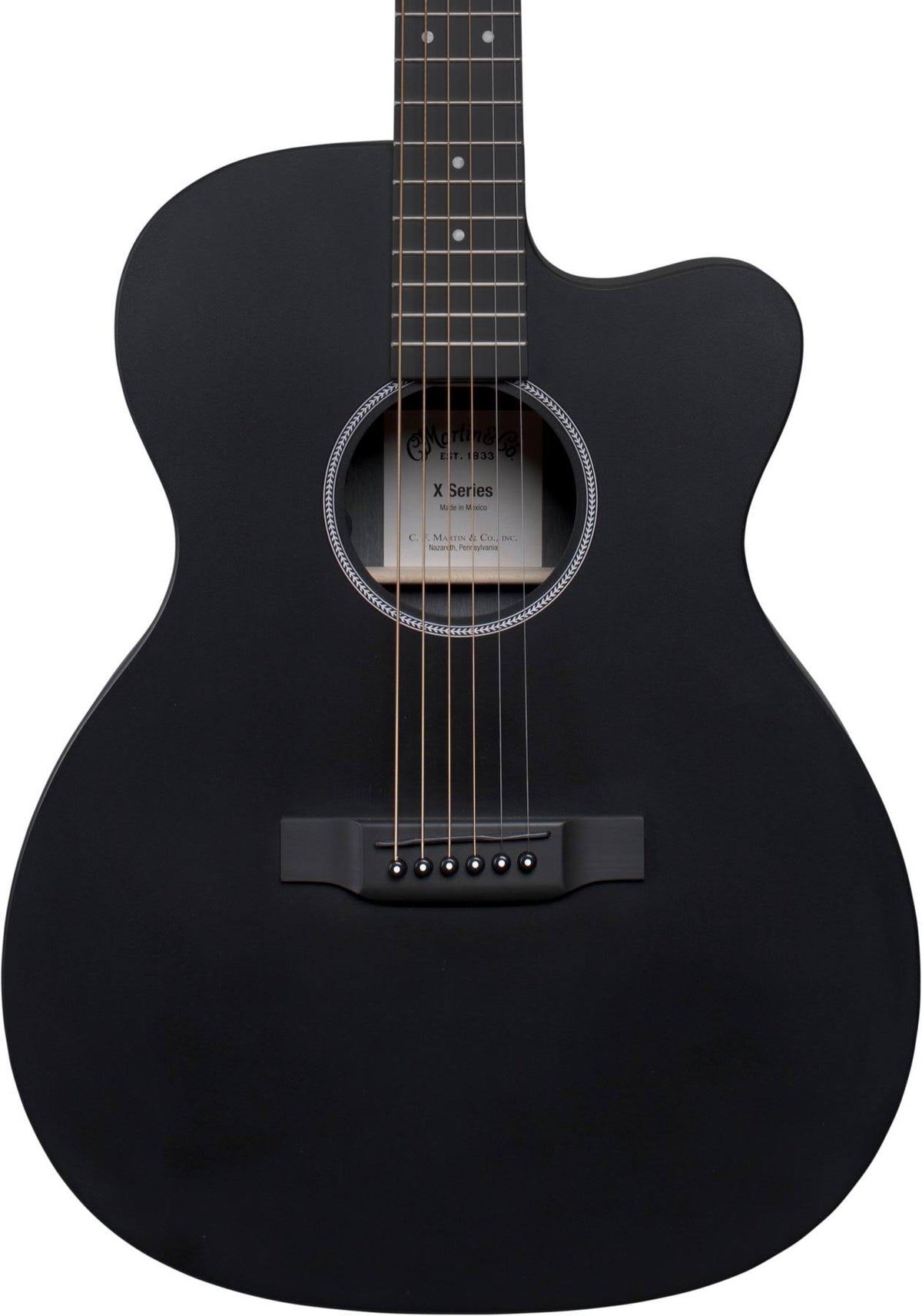 Black Acoustic Guitar T729814