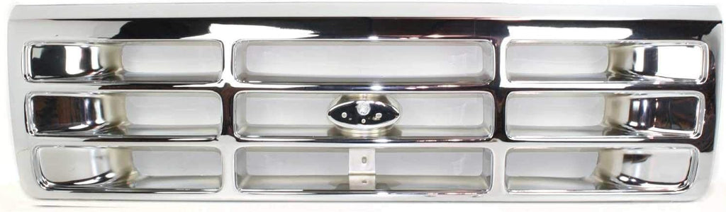 Chrome Shell and Insert Grille Assembly for Ford F-150 N856232