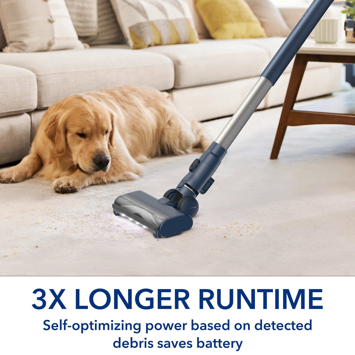 Cordless Stick Vacuum Cleaner with ZeroTangle Brush Head A7050