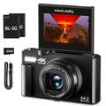 4K 64MP Digital Camera with 32GB Micro SD Card E317825