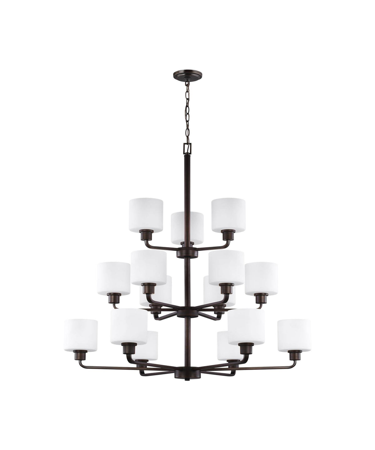 Burnt Sienna 15-Light Chandelier W27941