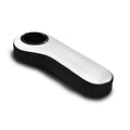 Silver Carbon/Black Golf Cart Rear Seat Armrest with Cup Holder R488178