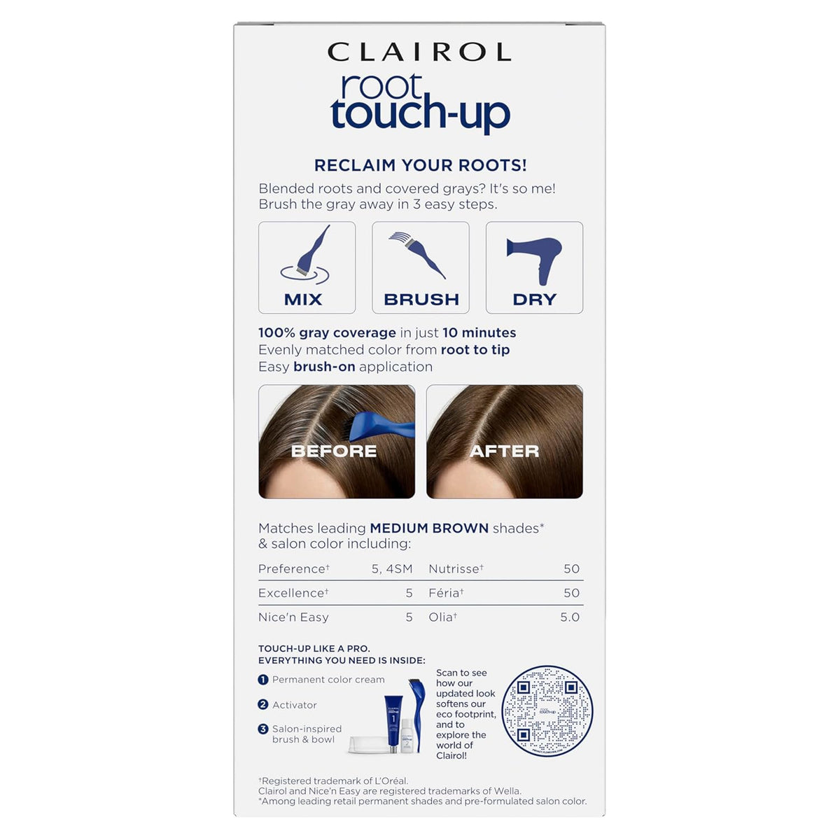 5 Medium Brown Permanent Hair Dye, Pack of 2 O92417