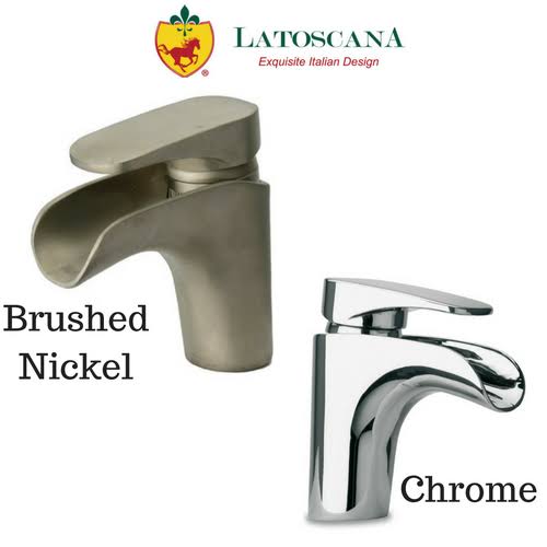 Single Lever Handle Lavatory Faucet Brushed Nickel V406089