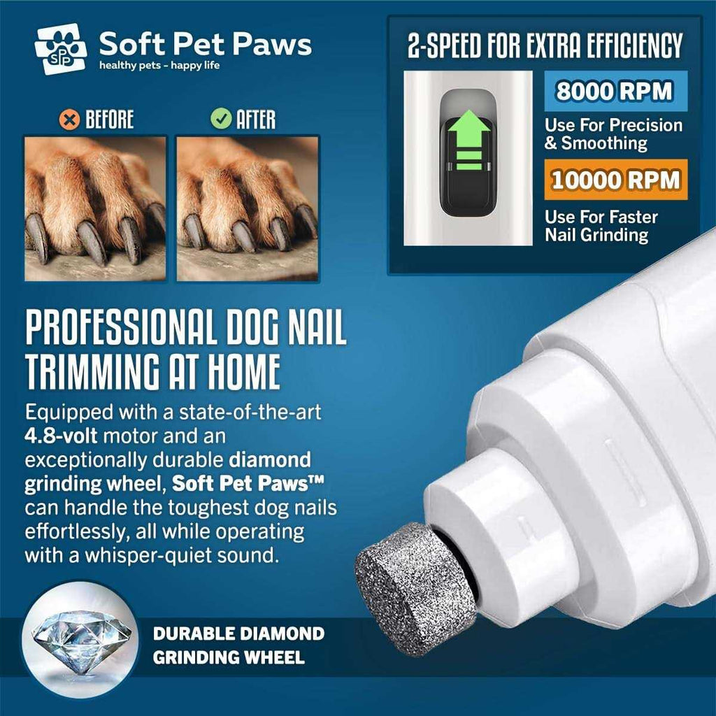 Dog Nail Grinder with 2 LED Lights P2548