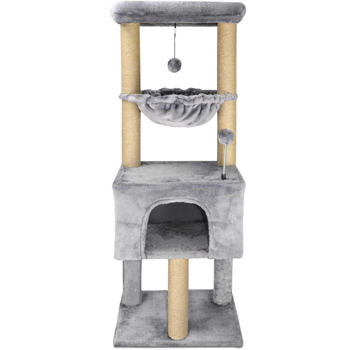 Grey Cat Trees with Cat Houses E72882