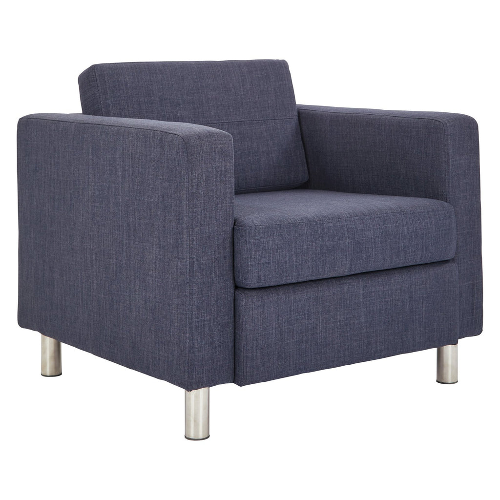 Tangerine Fabric Armchair D296