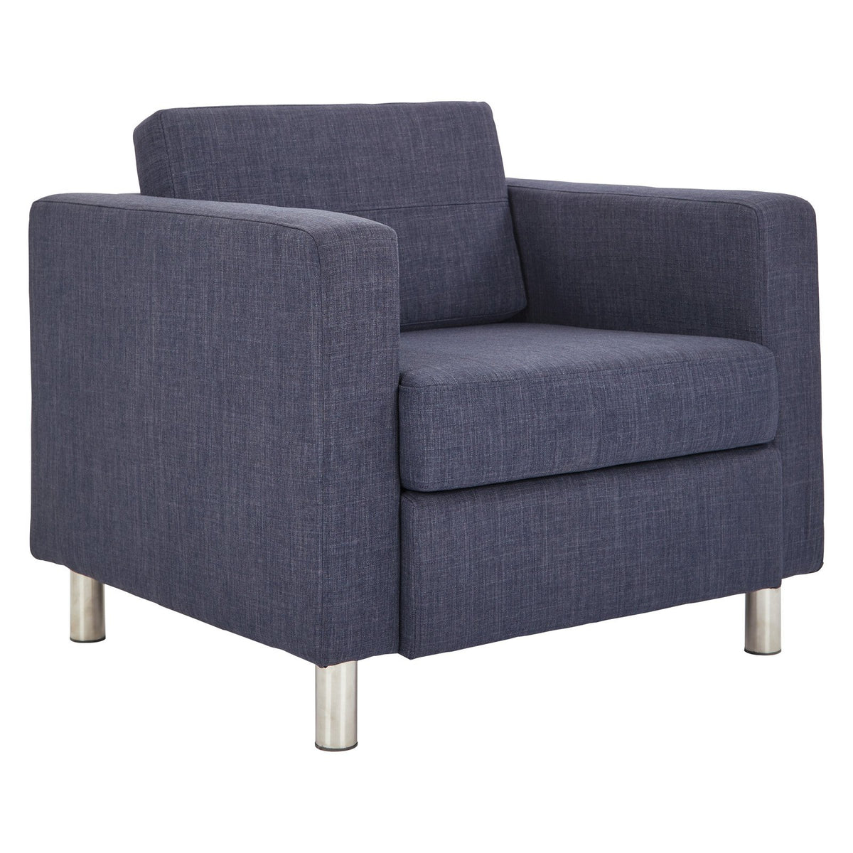 Tangerine Fabric Armchair D296