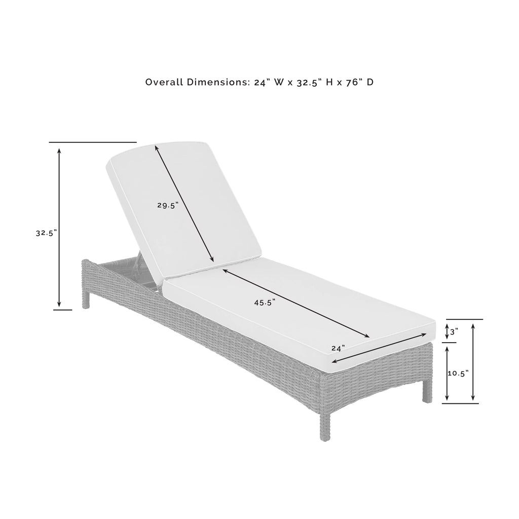 Fabric Outdoor Chaise Lounge P116241