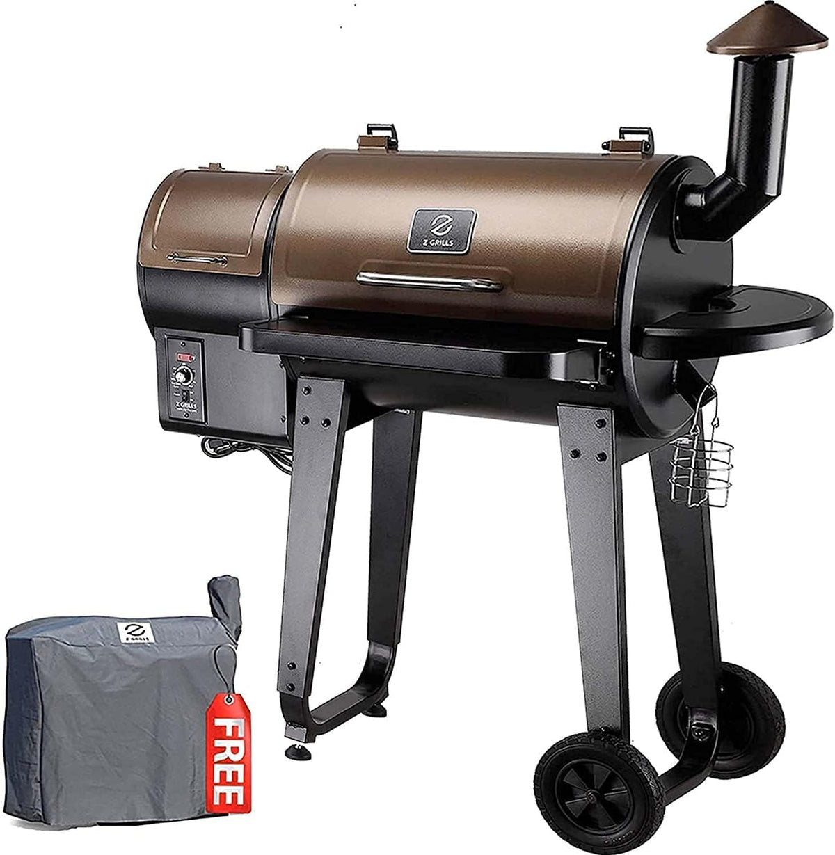 Bronze Wood Pellet Grill & Smoker R451360
