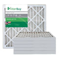 Silver MERV 8 22x22x2 Pleated AC Furnace Air Filter, Pack of 6 R558