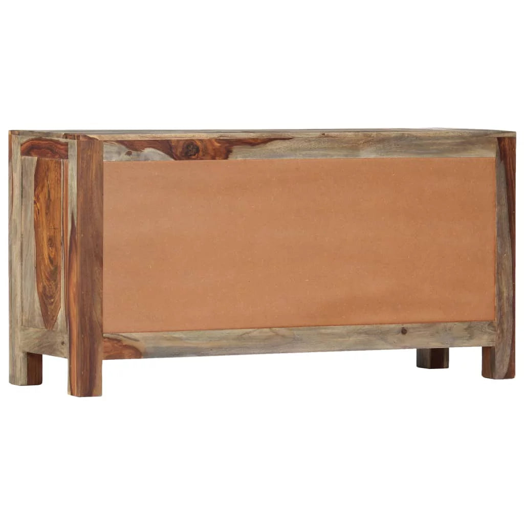 Gray Solid Sheesham Wood Sideboard Q904