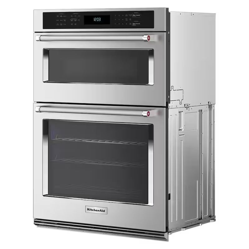 Electric Wall Oven and Microwave Combo in Stainless Steel with Air Fry A360