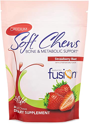 Sugar Free Strawberry Flavored Calcium Citrate Soft Chew 60 Count J5157