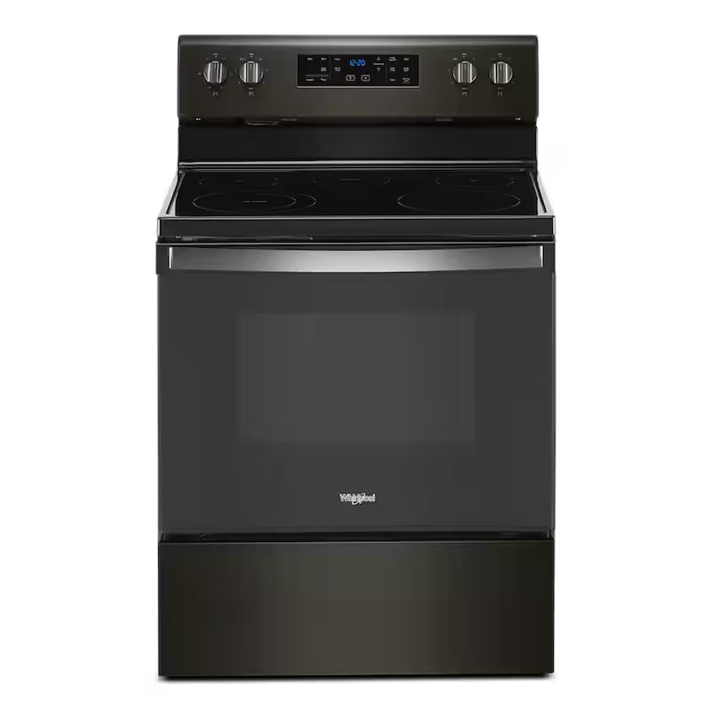 Black Stainless Electric Range with 5 Elements Q888