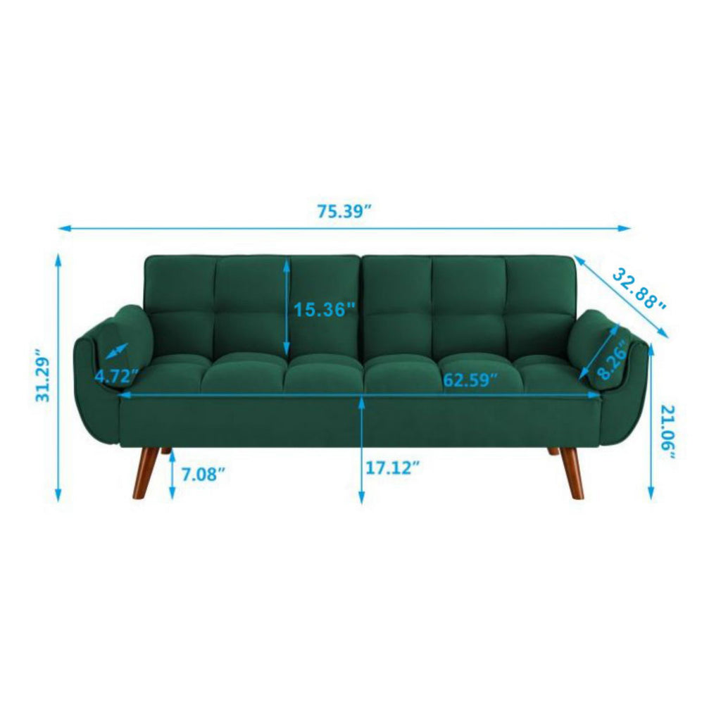 Adjustable Velvet Sofa E9546