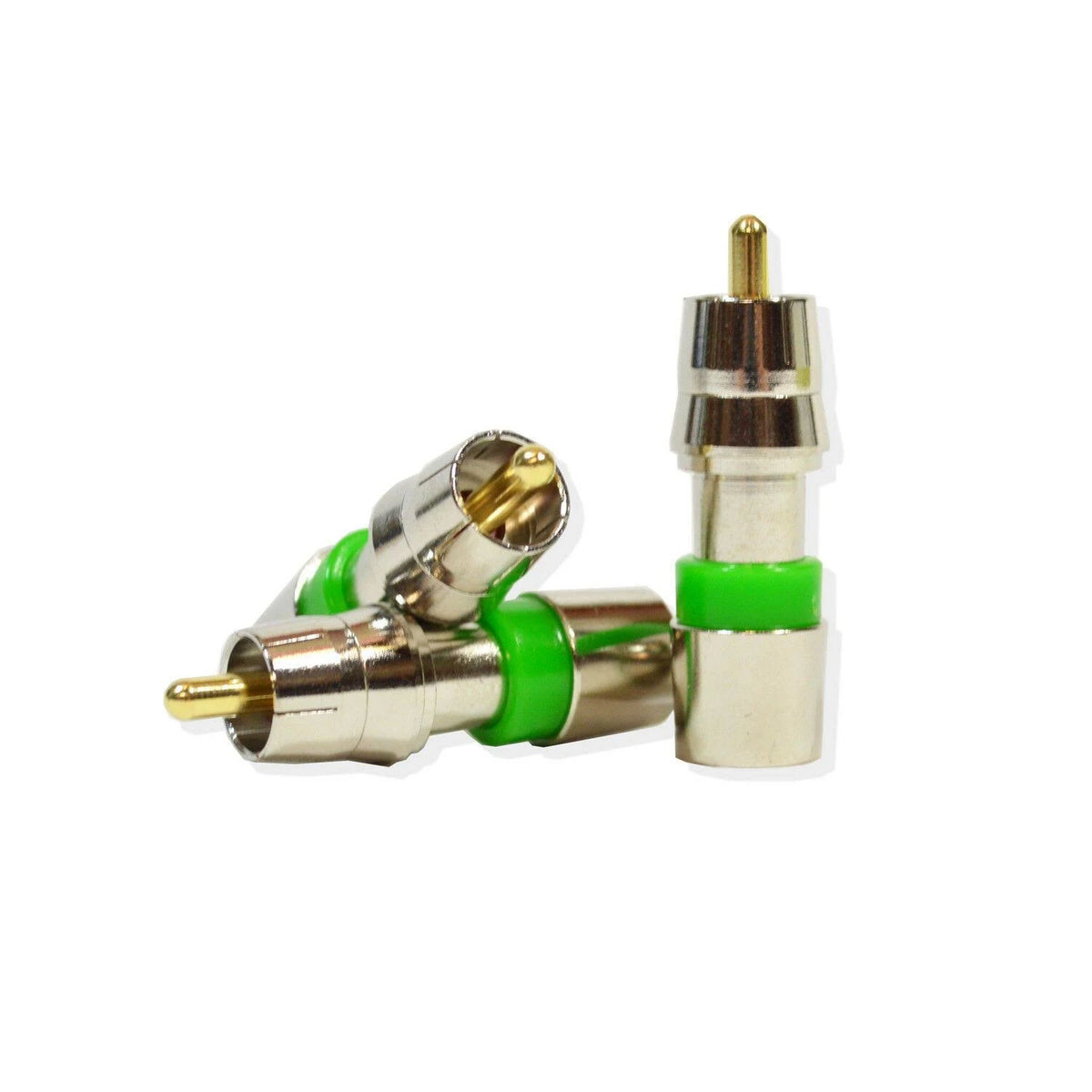 RG59 RCA Compression Connector Adapter 100/Pack X9638