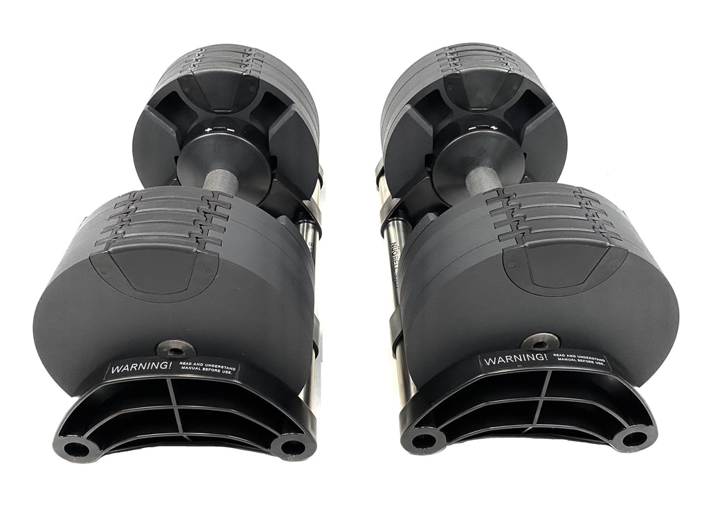 Adjustable Dumbbell 5 - 50 LB (Pair) Black with Tray A559994