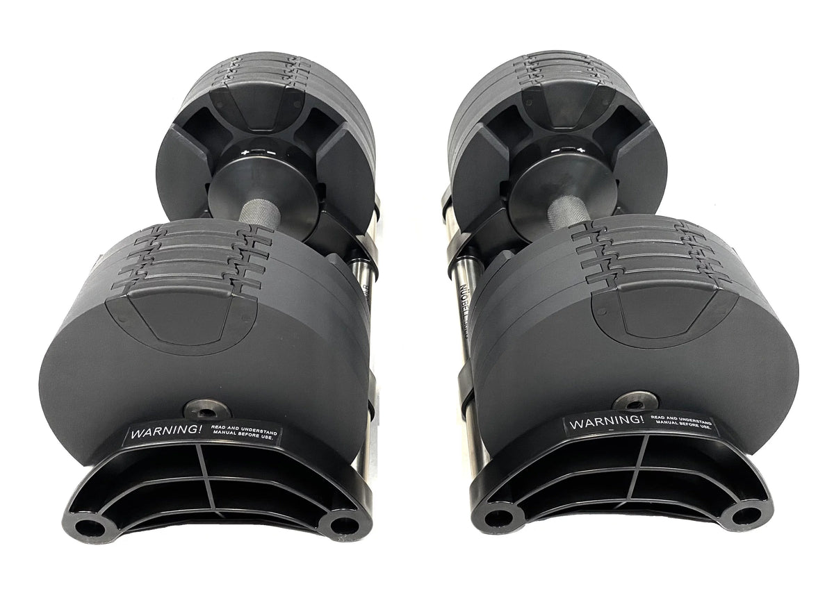Adjustable Dumbbell 5 - 50 LB (Pair) Black with Tray A559994
