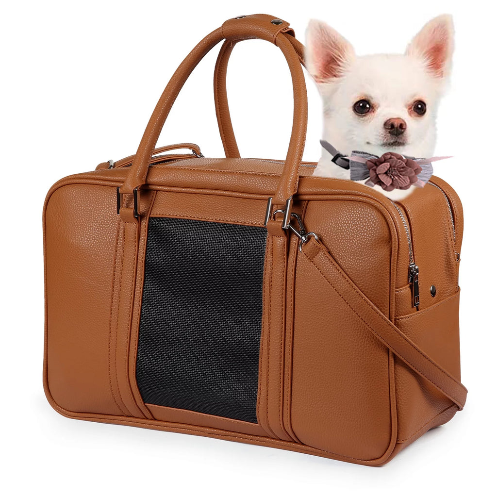 Dog Purse Carrier for Small Dogs with 2 Extra Pockets H2908