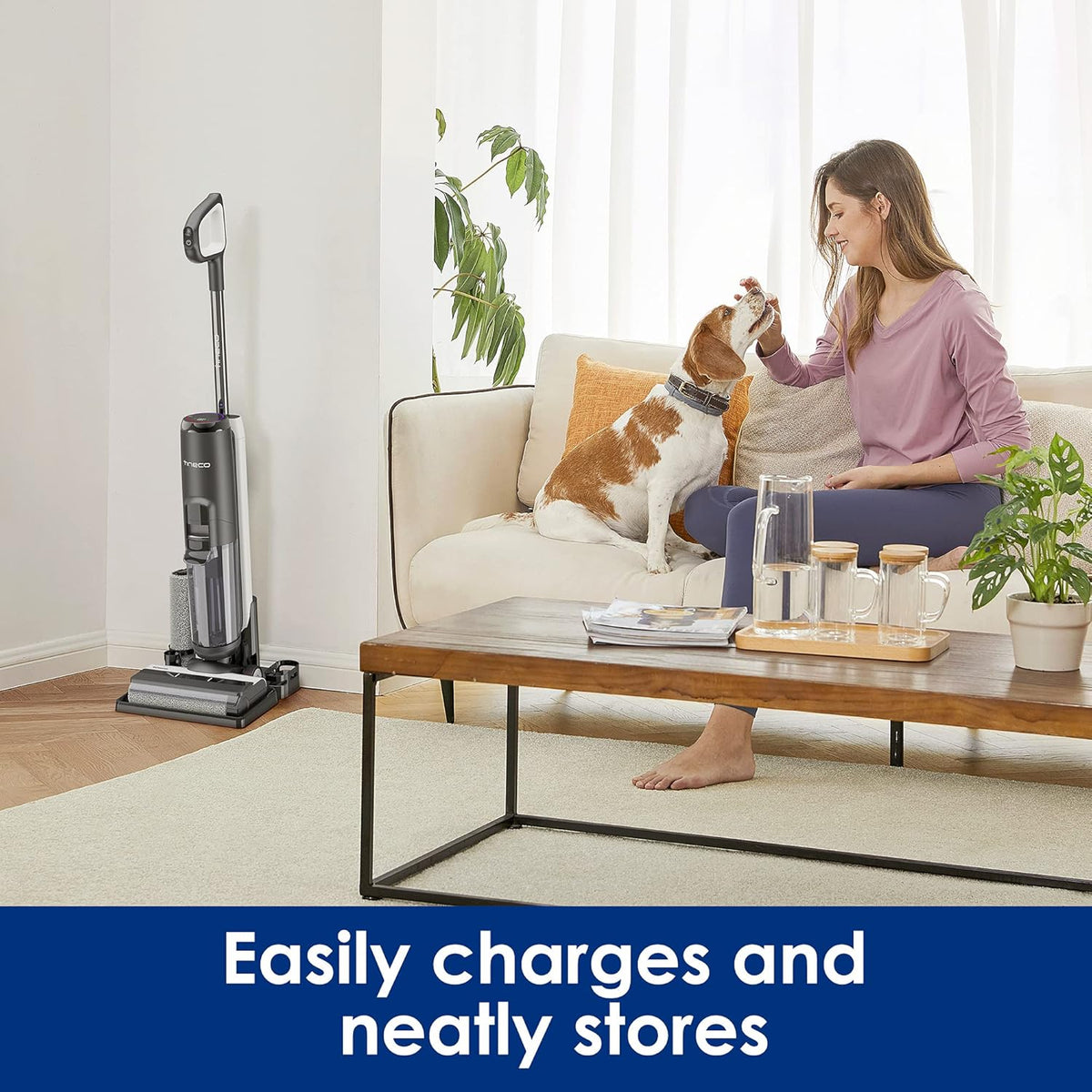 Smart Cordless Wet Dry Vacuum Cleaner and Mop, Black R1253