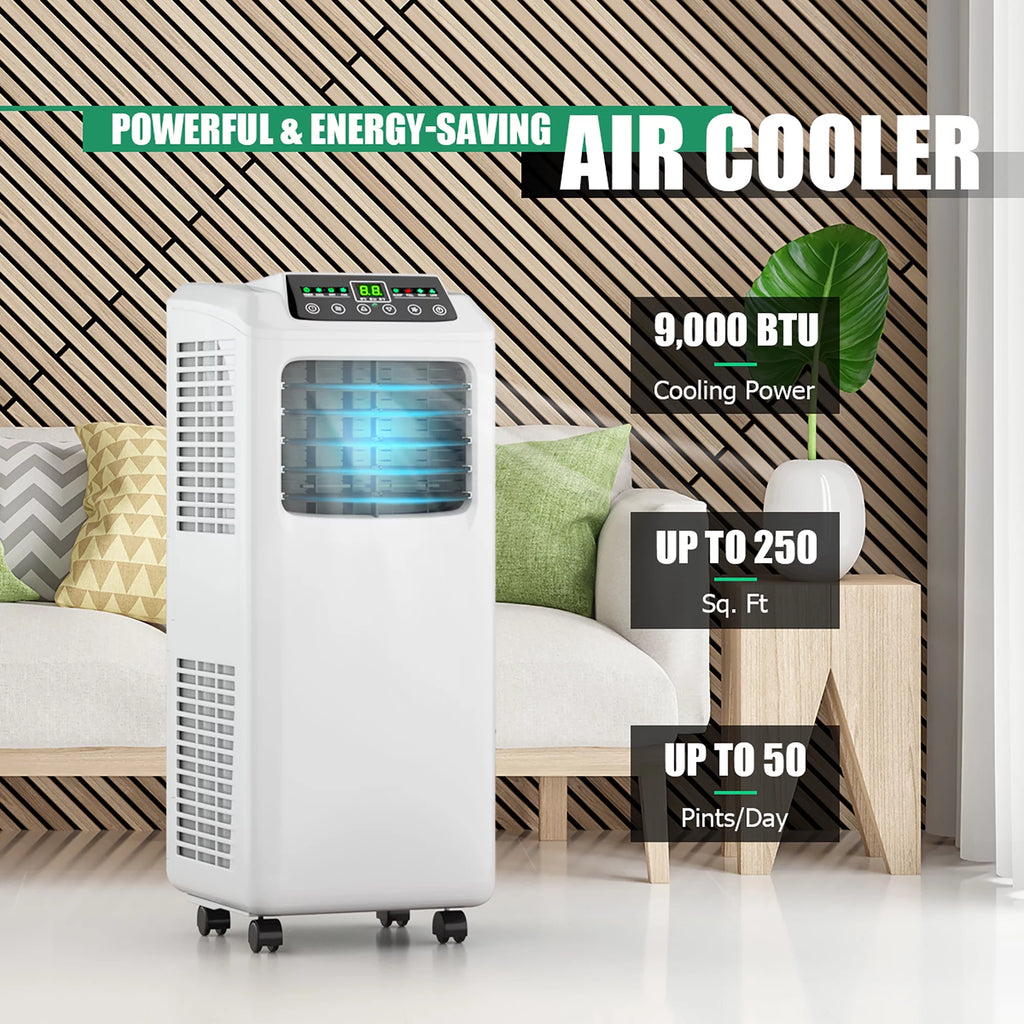 5500 BTU Portable Air Conditioner & Dehumidifier with Window Kit D199