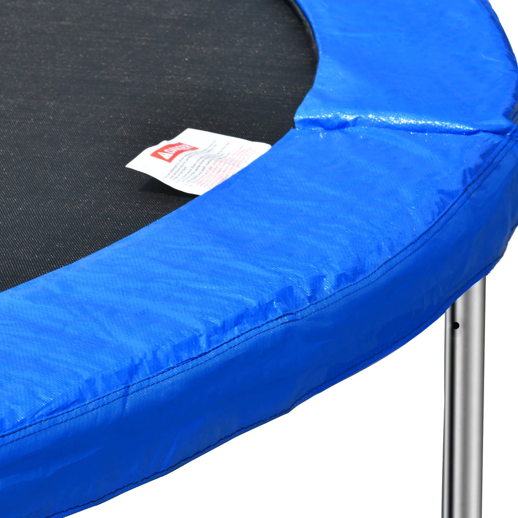 14FT Outdoor Trampoline with Basketball Hoop, Ladder and Safety Enclosure Net L9579