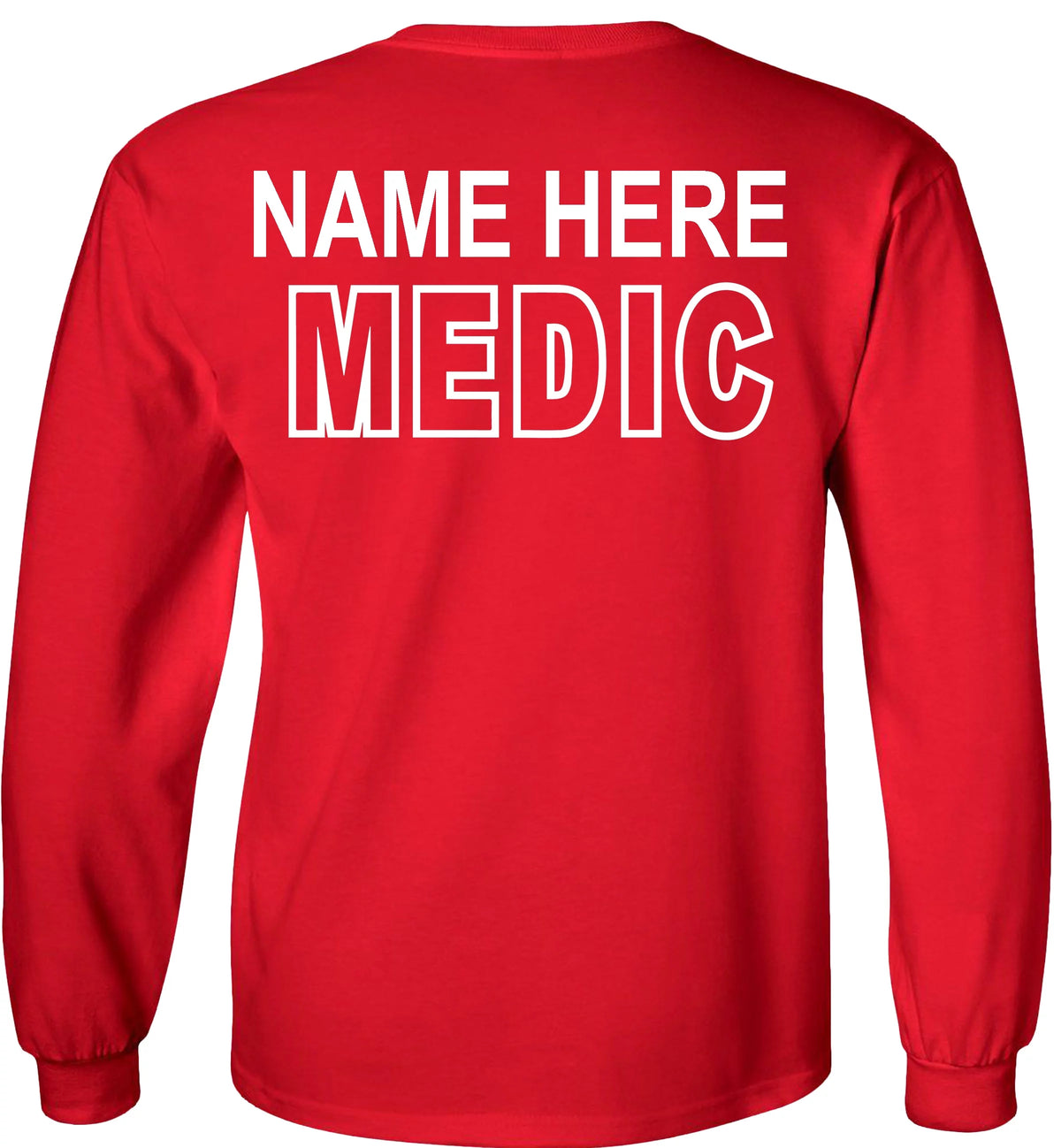 Red Long Sleeve Graphic Shirt V921403