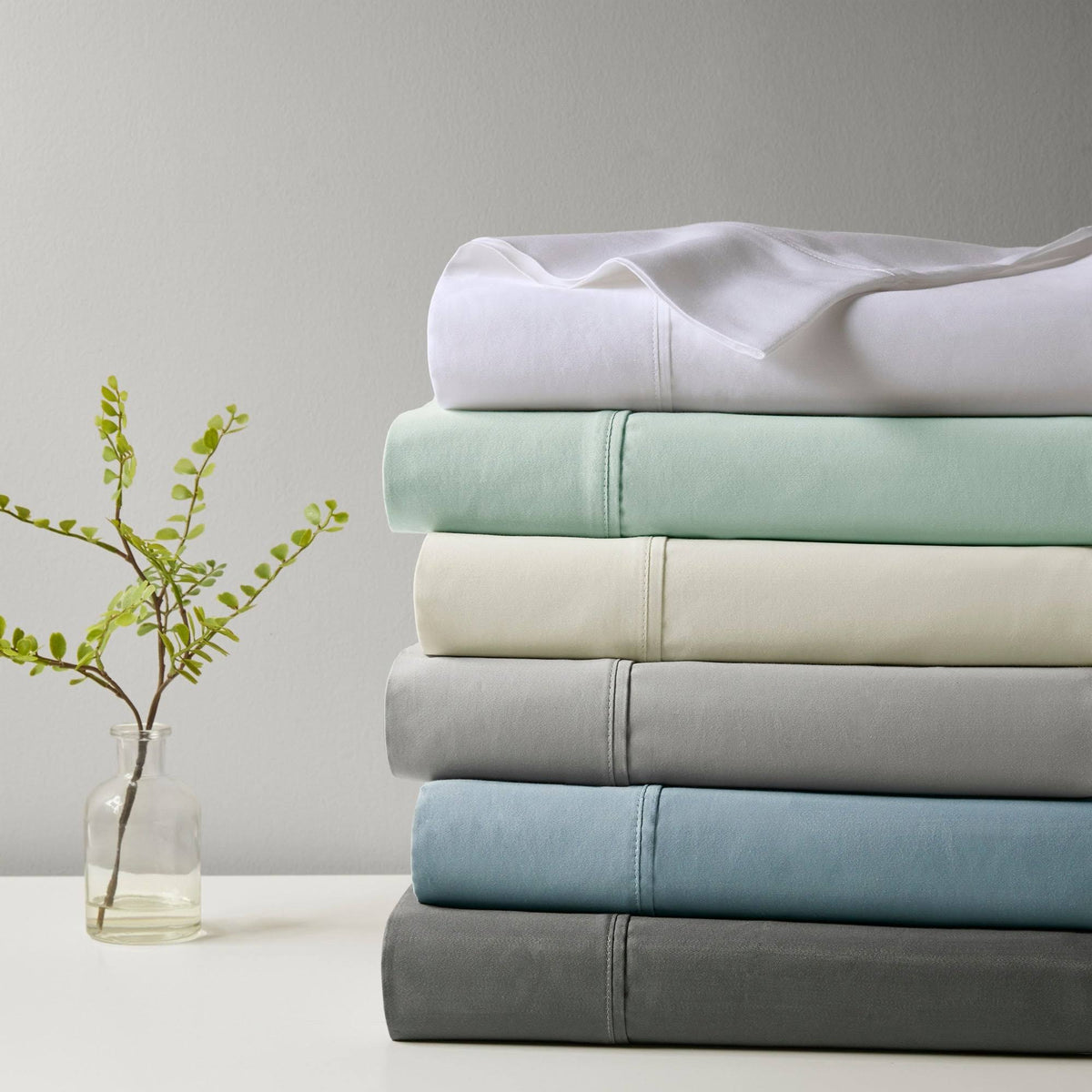1000 Thread Count 4 Piece Sheet Set Cal King Blue K834