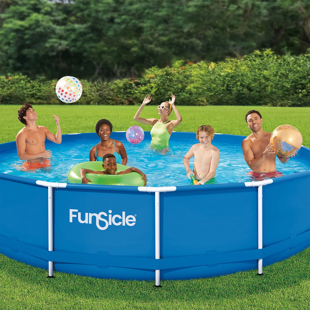 Round Frame Above Ground Swimming Pool Set K247011