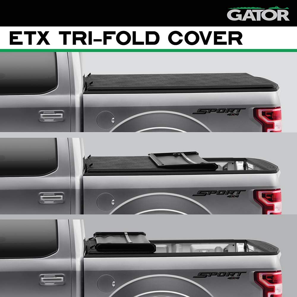 Soft Tri-Fold Truck Bed Tonneau Cover Q662