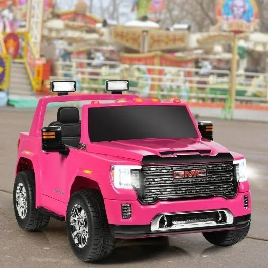 12V 2-Seater Pink Kids Ride on Truck with Storage Box K47766