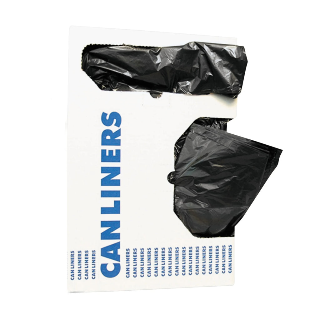 Black 60 gal 2 mil 38" x 58" Can Liner, 100/Carton R936