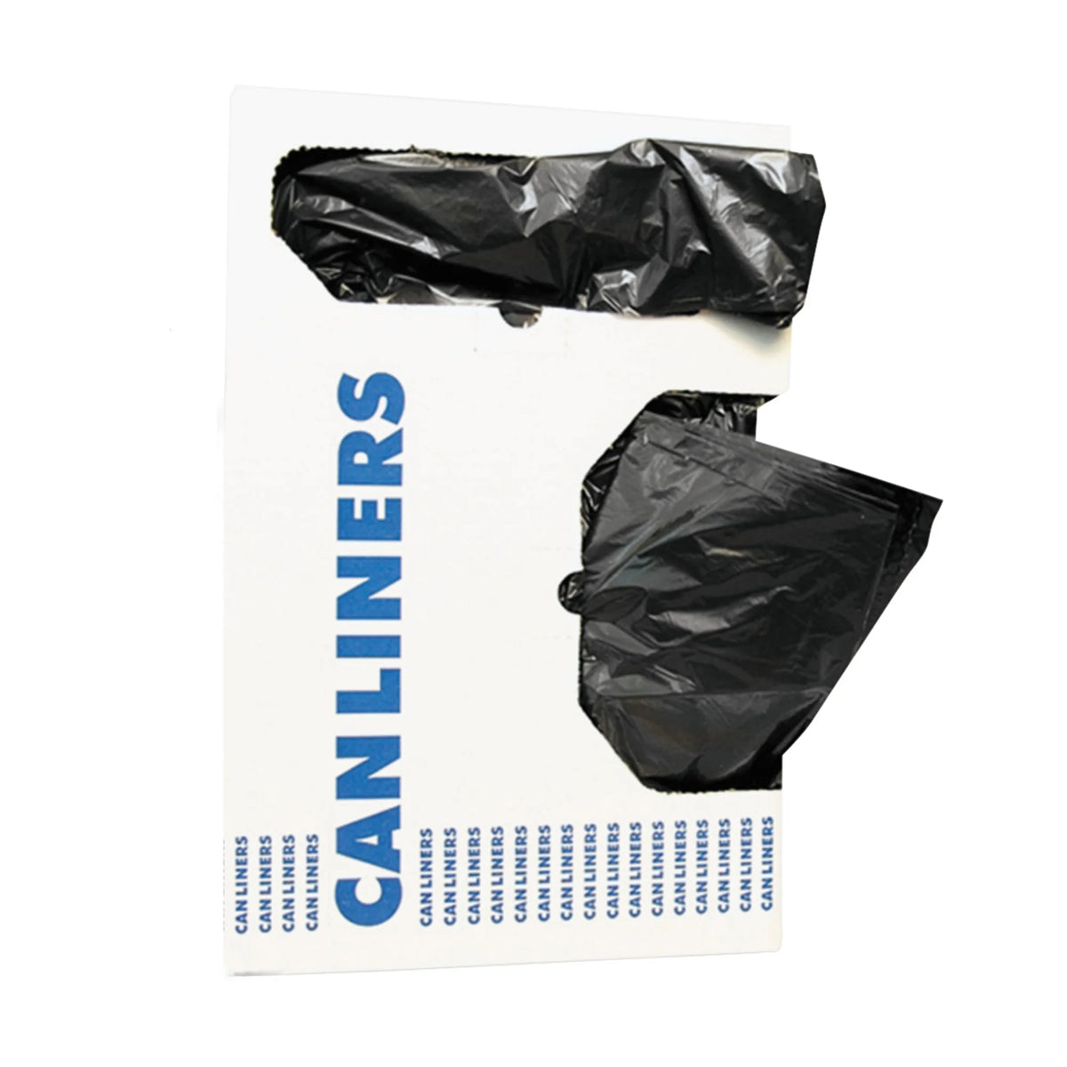 Black 60 gal 2 mil 38" x 58" Can Liner, 100/Carton R936