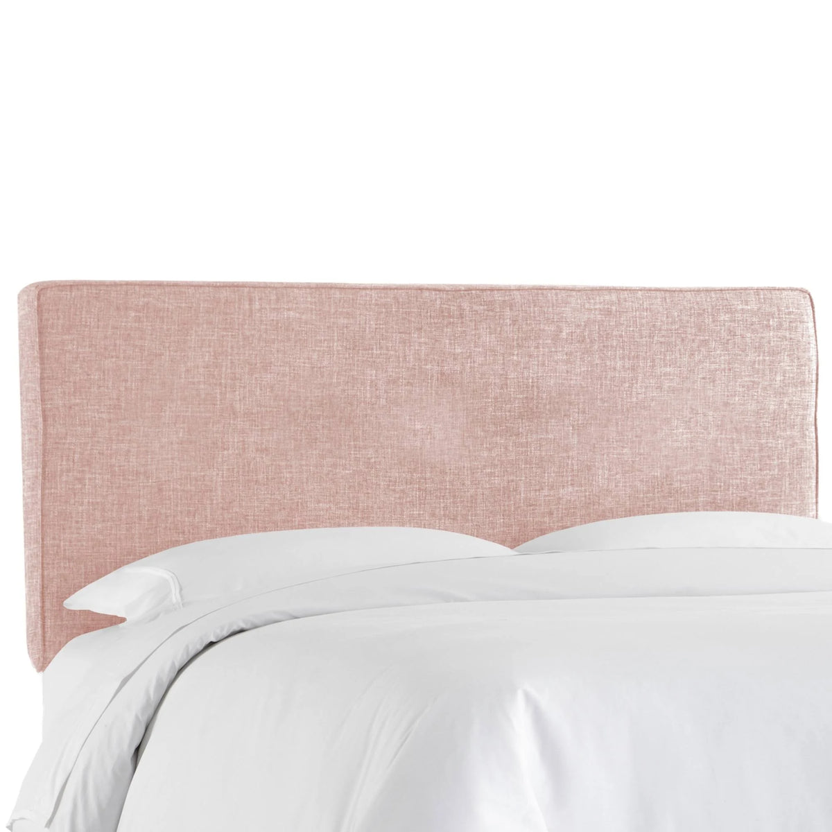 Rosequartz Linen Box Seam Headboard Q719