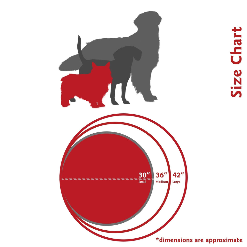 Sage Vertical Stripe Medium Round Pet Bed Y2056