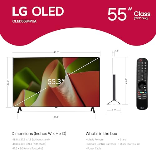 55-Inch OLED Smart TV 4K Flat Screen W48194