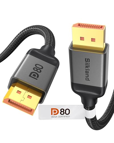 80Gbps DisplayPort 2.1 Cable 6.6FT U31963