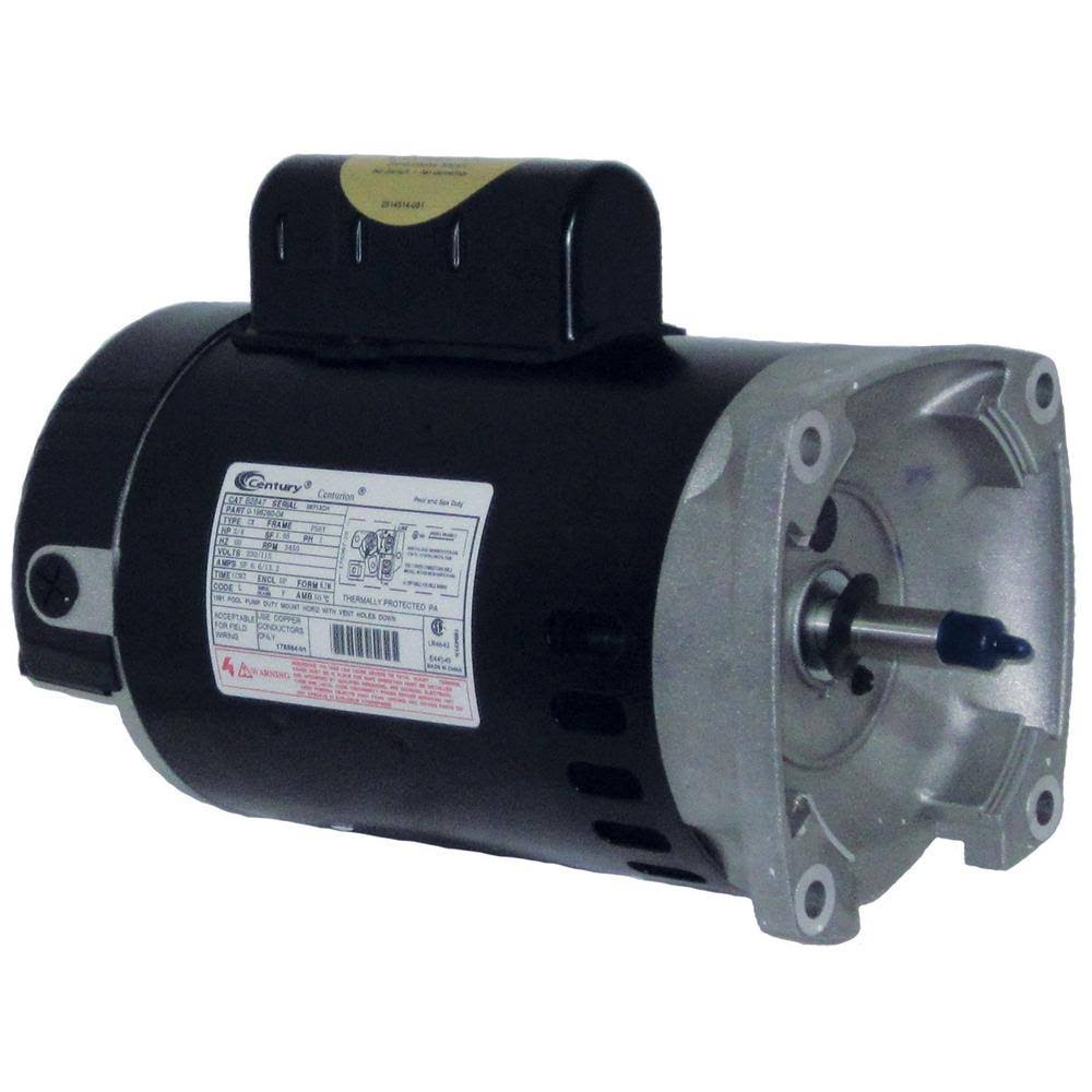 Pump Motor, 1-1/2 HP, 3450, 115/230 V, 56Y T41604