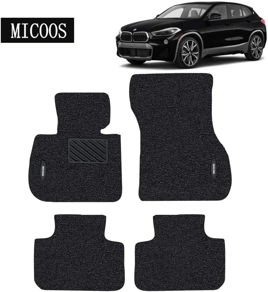 Black All Weather Heavy Duty Floor Mat Set W366688