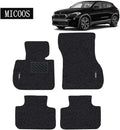 Black All Weather Heavy Duty Floor Mat Set W366688