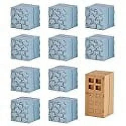 Minecraft Cobblestone & Wooden Door Block Set S12127