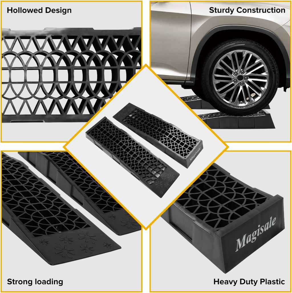 6 Ton Plastic Car Service Ramps 4 Pack S8949