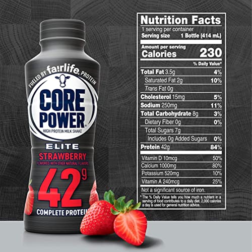 Chocolate Protein Shake, 14 fl oz, 26 gm, Pack of 6 Bottles P262803
