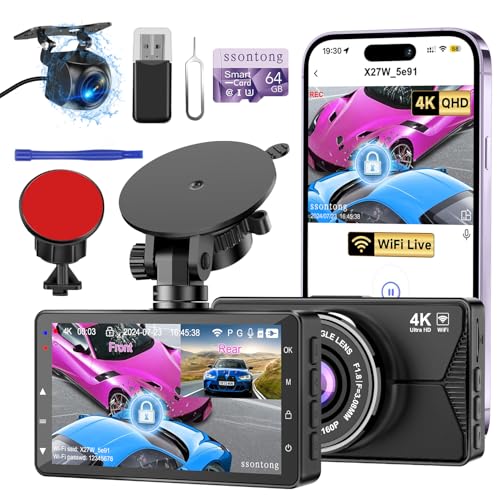 1080P FHD Dash Cam with 32GB Card B587