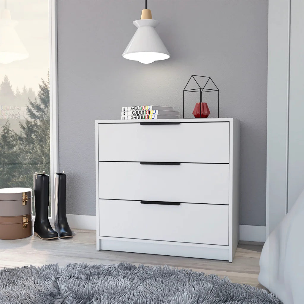 Light Gray 3 Drawer Dresser N684