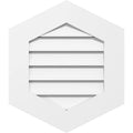 Vertical Peaked Surface Mount PVC Gable Vent H506