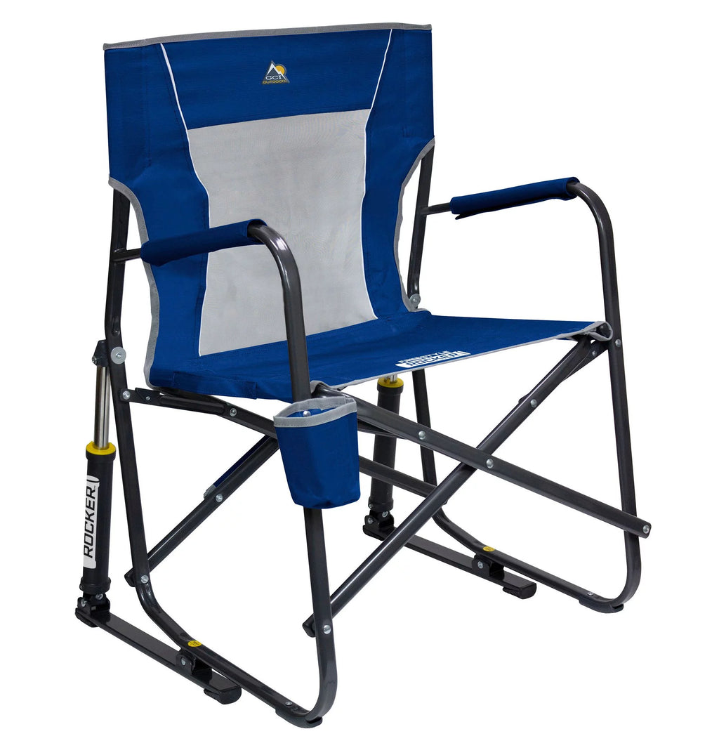 Royal Blue Mesh Outdoor Rocking Chair 2 Pack Z972