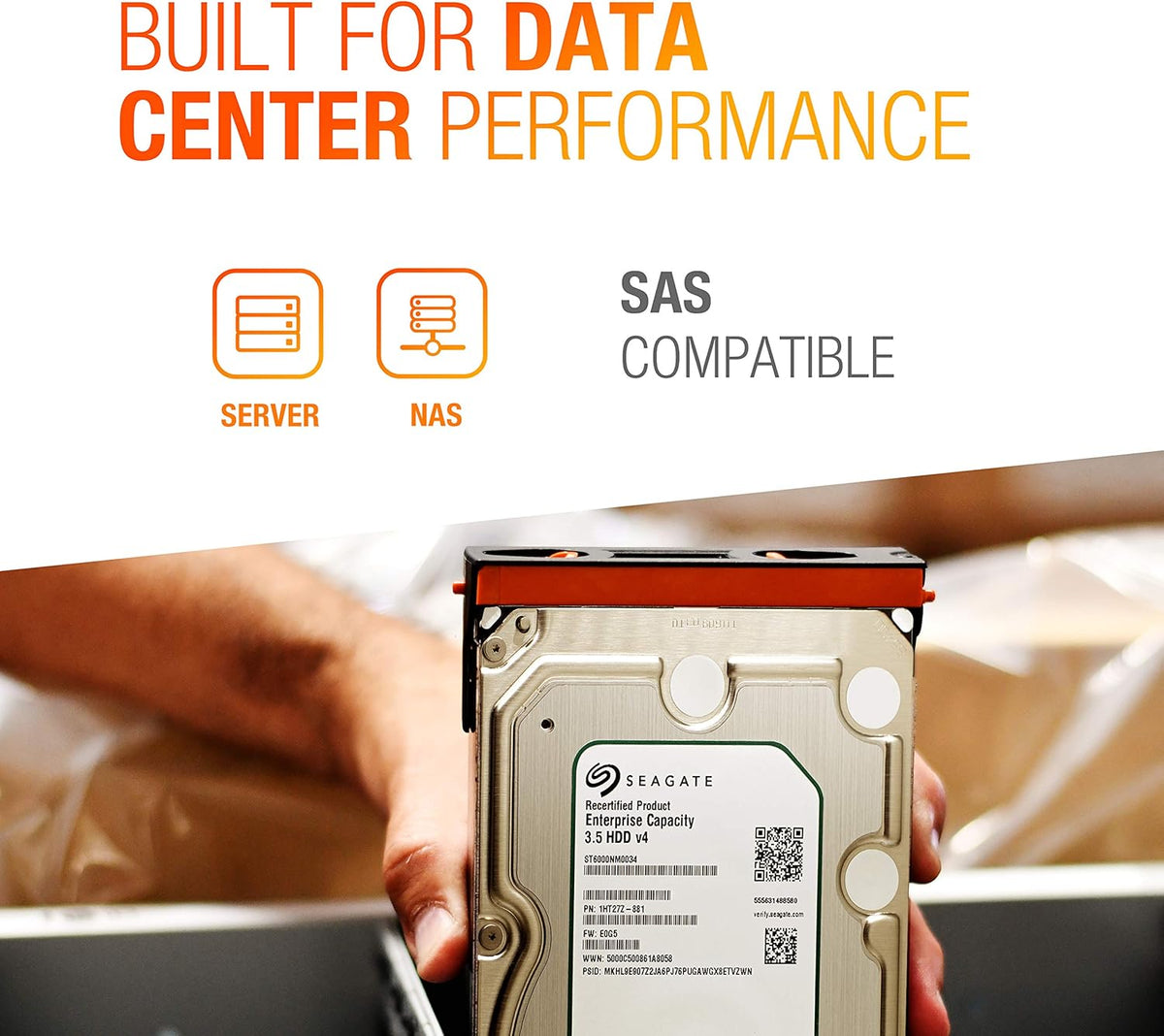 6TB 7.2K RPM SAS 3.5" Enterprise Hard Disk Drive P653